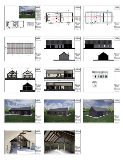 Modern Garage Plan Shed Plan Storage Garden House Loft - Etsy