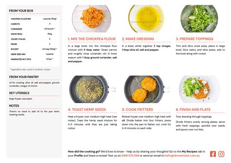 Coriander Carrot Fritters | Dinner Twist