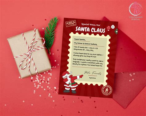 Letter From Santa, Santa Letter Template, Personalized Letter From ...