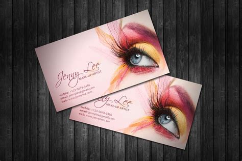 Makeup Artist Business Card Ideas : Business Cards Makeup Artist Beauty ...