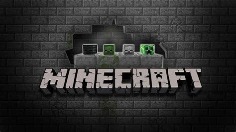 Minecraft Logo Wallpapers - Top Free Minecraft Logo Backgrounds ...