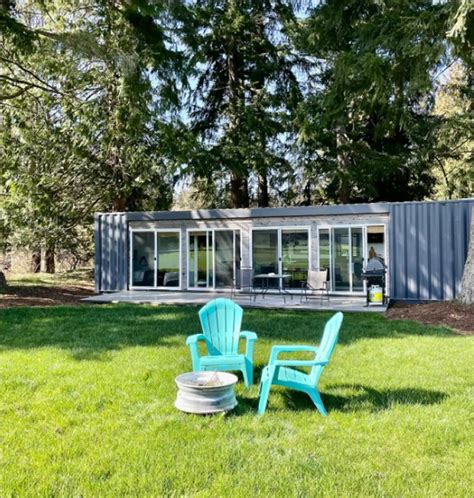 Charming Off Grid Container Home - Tiny Homes And Cabins