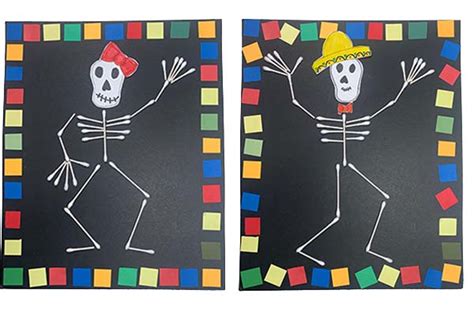 Art with Alyssa: Skeleton Craft for Día de los Muertos