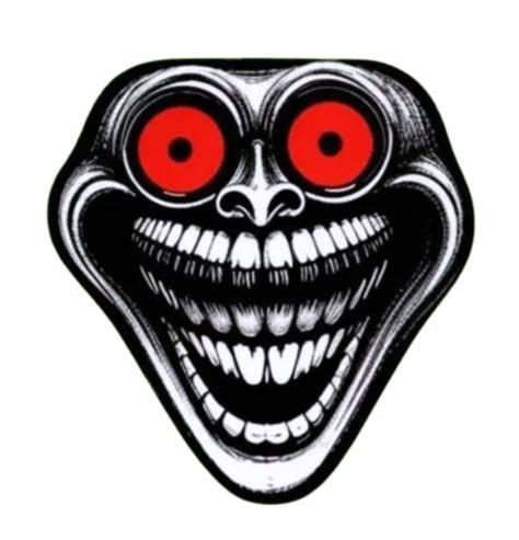 Scary Troll Face Png Image With Red Eye | Gallery Png