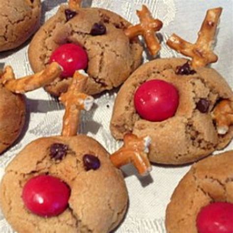 Peanut Butter Reindeer Cookies