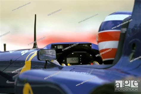 Formula 1 race - View of a Formula 1 cockpit, Stock Photo, Picture And ...