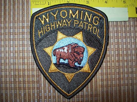 Wyoming Highway Patrol Uniform Patch | Etsy