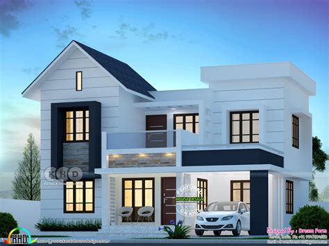 4 bedroom 1750 sq.ft modern home design - Kerala Home Design and Floor ...