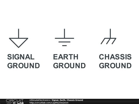 Chassis Ground Schematic Symbol Chassis Mydraw