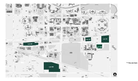 Msu Campus Map Parking Lot