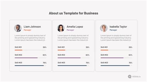 About Us Template for Business Presentation - Download | HiSlide