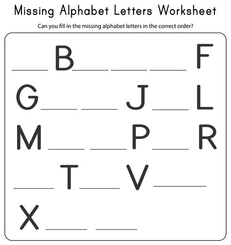 Alphabet Worksheets AZ - 10 Free PDF Printables | Printablee