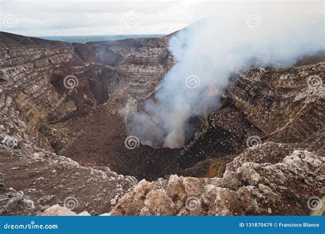 Masaya Volcano, Masaya, Nicaragua, Central America. Stock Image - Image ...