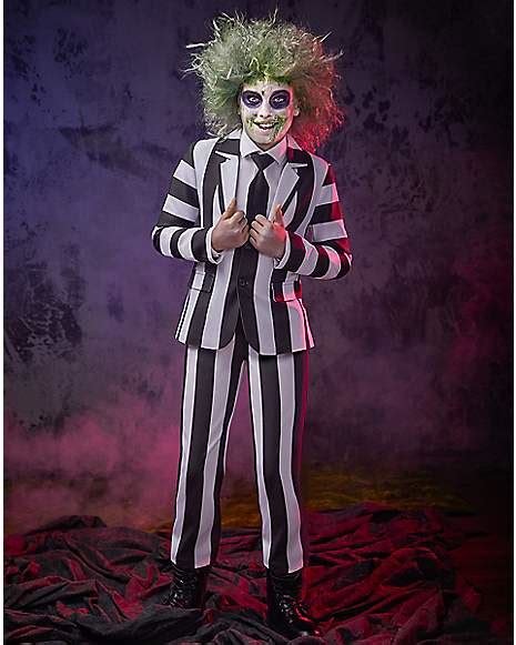 Kids Beetlejuice Costume - Beetlejuice - Spirithalloween.com