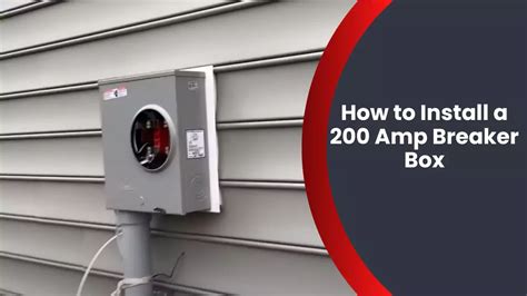 How to Install a 200 Amp Breaker Box - Fix Up Blueprint