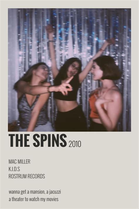 the spins mac miller | Music poster ideas, Music print, Millers movie