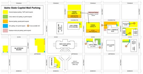 Capitol Mall Parking Map | Capitol Mall Services