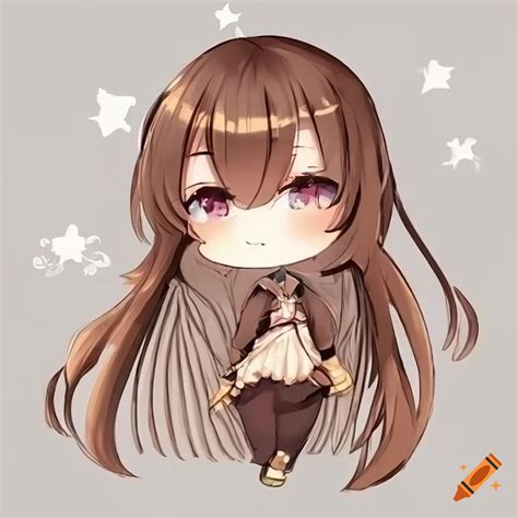 Chibi With Brown Hair