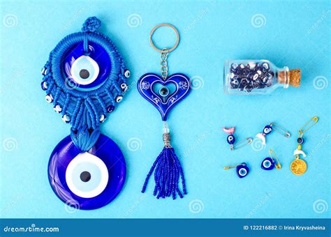 Blue Traditional Amulet from the Evil Eye Stock Photo - Image of greek ...