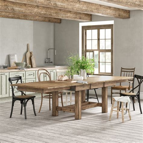 Wooden Extendable Dining Table 4-6-6-4 / Get the Banks Reclaimed Wood ...