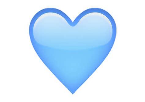 Blue Heart Emoji Clip Art