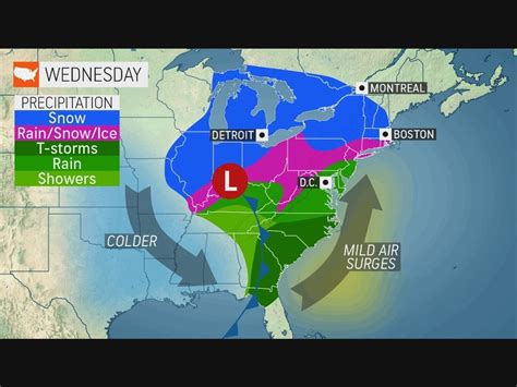 Rain, Snow In Maryland Wednesday AM Weather Forecast: NWS | Across ...