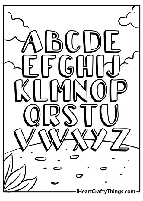 Free Printable Letters Coloring Pages - Infoupdate.org