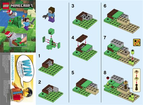 LEGO Introduces the LEGO Minecraft Steve and Creeper (30393) Polybag