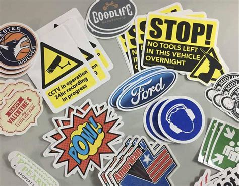 Cheap Full Colour Custom Printed Stickers with FREE UK Delivery