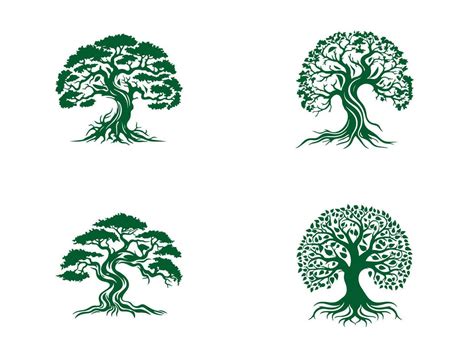 Tree Logo Vector Illustration, Tree Logo template, Tree vector, Tree ...