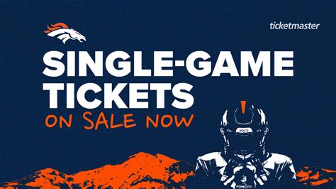 Broncos' 2021 single-game tickets now on sale