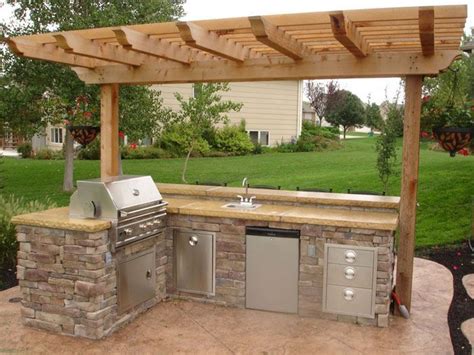 20+ Outdoor Grill Station Ideas - HMDCRTN