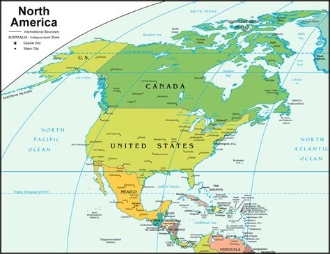 How Many Countries in North America? • live population