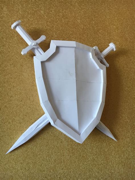 Lion Papercraft Sword Shield Diy Papercraft Model Ð Ñ Ð¼Ð°Ð¶Ð½Ñ Ðµ Ð¸Ð ...