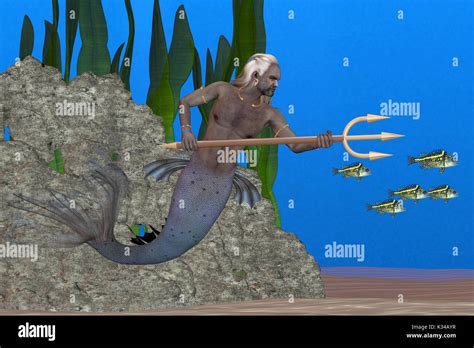 Triton son of poseidon hi-res stock photography and images - Alamy