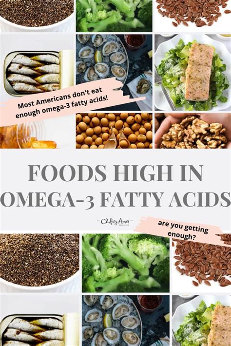 Foods High in Omega-3 Fatty Acids - Chelsey Amer