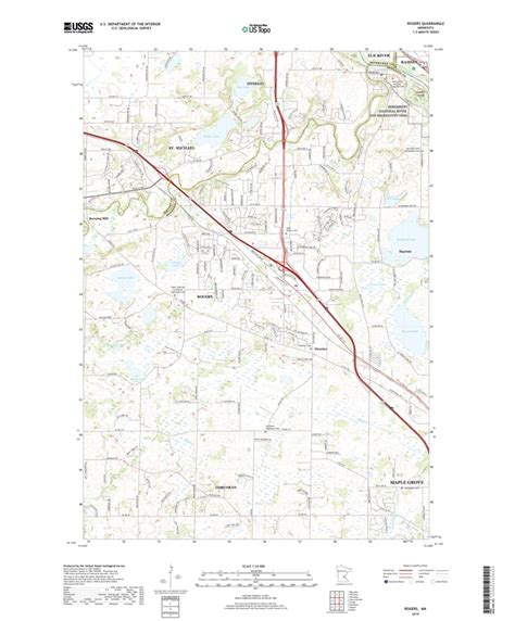 Rogers, MN (2019, 24000-Scale) Map by United States Geological Survey ...