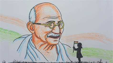 Mahatma Gandhi Colouring Pictures - Freeda Qualls' Coloring Pages