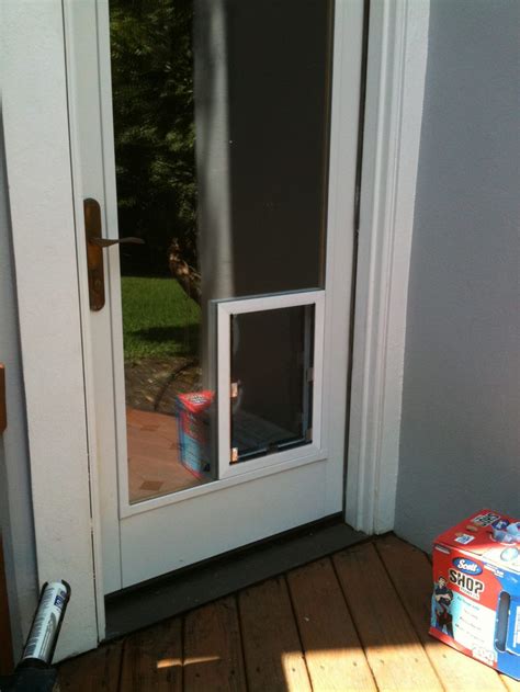 Installing A Dog Door In A Glass Door - Glass Door Ideas