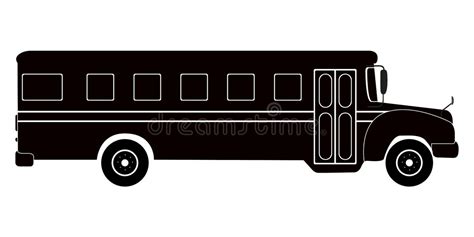 School Bus Silhouette Stock Illustrations – 5,923 School Bus Silhouette ...