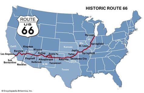 Route 66 | History, Map, Popular Culture, & Facts | Britannica