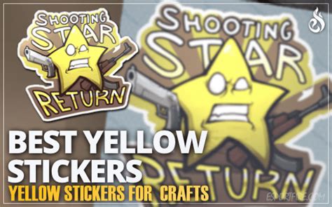 Best Yellow Stickers for Crafts - Counter-Strike