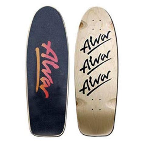 Alva Skates Tony Alva TRI LOGO Reissue Skateboard Deck w/Grip Tape ...