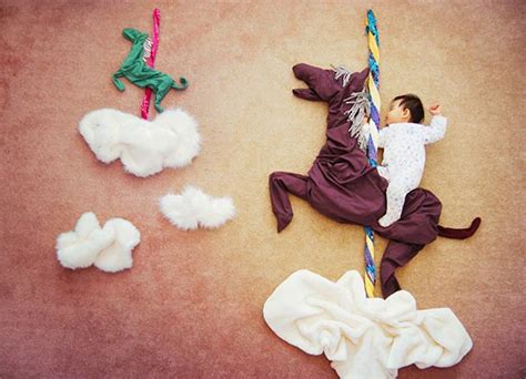 Creative Mother Takes Conceptual Photographs of Her Sleeping Son