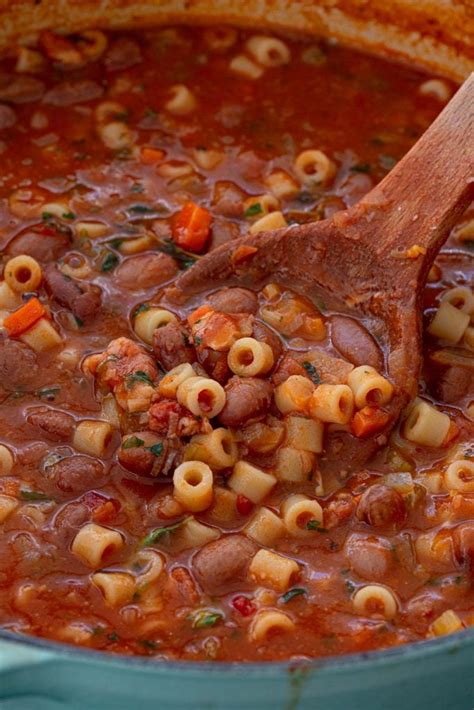 Classic Italian Pasta e Fagioli Soup - Olivia's Cuisine