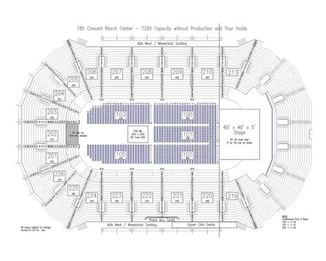 Resch Center Seating Chart | Cabinets Matttroy