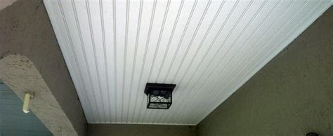 Vinyl Soffit Ceiling Installation | Shelly Lighting