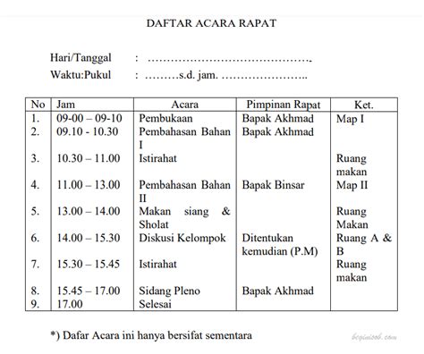 Contoh Pembawa Acara Rapat Desa - filtrujillo.com