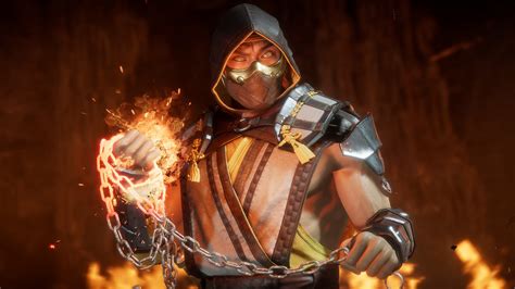 Scorpion, Mortal Kombat 11, 4K, #163 Wallpaper PC Desktop