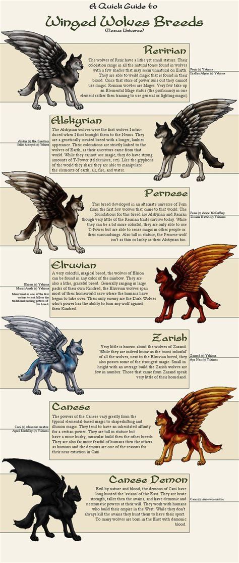 an info sheet with different types of animals